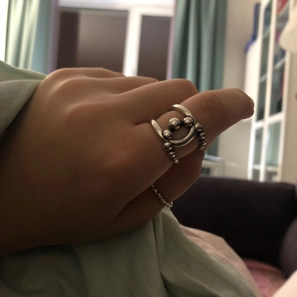 NEW | Large 925 Sterling Silver Ball Ring - Picture 11 of 16